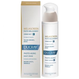 Ducray Melascreen Photo Vieillissement Creme Nuit Taches Brunes Et Rides 50Ml