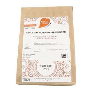 PSYLLIUM NOIR IPHYM Graine de psyllium noir, vrac, sac 200 g