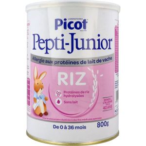 PICOT PEPTI-JUNIOR RIZ (LAIT INFANTILE EN POUDRE) BOITE 800 G 1