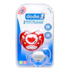 Dodie Sucette Anatmique En Silicone Dessin Fille A18 Boite +6 Mois 2