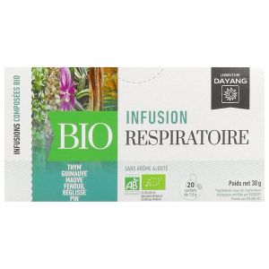 DAYANG BIO INFUSION RESPIRATOIRE Préparation de plantes pour infusion, bt 20