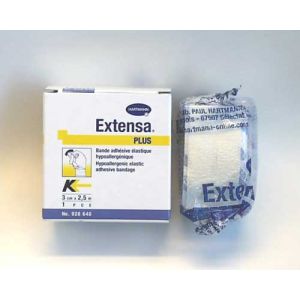 Band elast EXTENSA+ 6cmx2,5m - couleur blanche