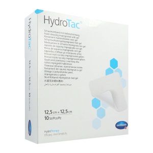 HYDROTAC Pansement hydrocellulaire, hydroapaisant, non adhésif, 12,5 cm x 12,5 cm (ref. 685837), bt 10