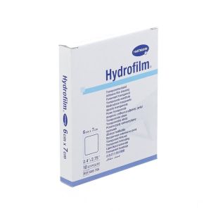 Hydrofilm Film De Polyurethane Adhesif Transparent Sterile 6*7 Cm 10