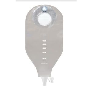 Poche d'ostomie SenSura® Mio Haut Débit (1040 ml) pour effluents digestifs abondants, transparente, avec filtre, avec couplage mécanique Click de diam