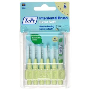 Tepe Brossettes Interdentaires Extra Souple Blister 0.8 Vert 6