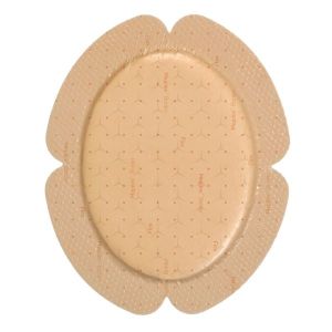 Mepilex Border Flex Oval Pansement Boite 10*12,5 Cm 16