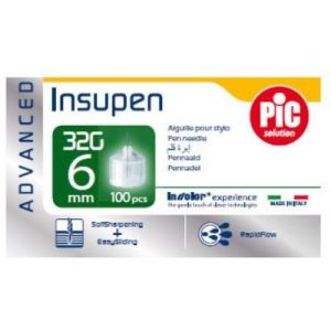 Insupen Advanced Aiguille Sterile Pour Stylo Injecteur G32*4Mm 100