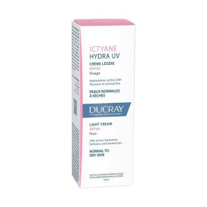 ICTYANE HYDRA UV CREME LEGERE SPF 30 Crème légère hydratante 24 H, SPF 30, tube 40 ml