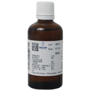 C575 Bronches D15 Bryonia D8 Eupatorium Cannabinum D8 Larynx D15 Muqueuse Sinusale D12 Plantago Lanc