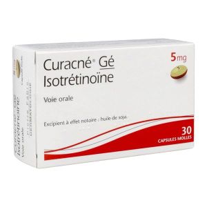 CURACNE GE 5 MG BOITE DE 30 CAPSULES