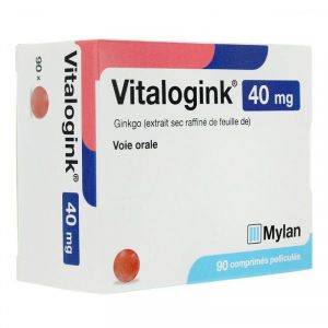 VITALOGINK 40 MG COMPRIME PELLICULE B/90