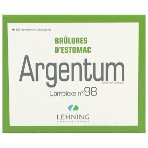 ARGENTUM COMPLEXE N°98 comprimé sublingual B/60
