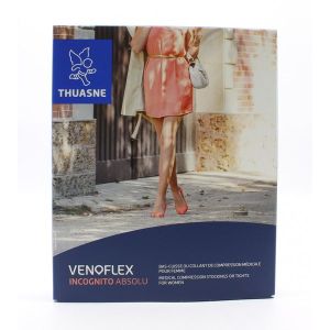 Venoflex Incognito Absolu Classe 2 Bas Cuisse Plumetis Noir Normal T3 2