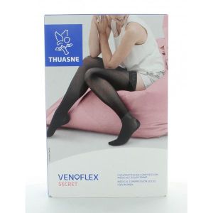 Venoflex Secret 2 G2 Bas Cuisse Anti Glisse Noir 2