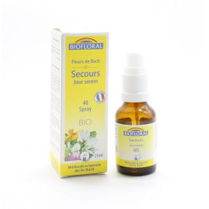 Biofloral Remède Secours Spray  BIO - 25 ml