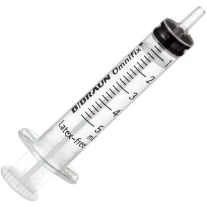 OMNIFIX Seringue 3 pièces embout Luer excentré, stérile, 5 ml (ref. 4616057), unité