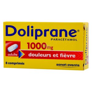 DOLIPRANE 1 000 mg (paracétamol) comprimés B/8