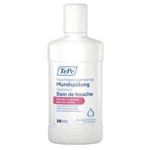 TEPE BAIN DE BOUCHE HYDRATANT Bain de bouche fluoré hydratant, non aromatisé, fl 500 ml
