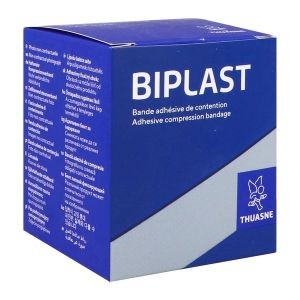 BIPLAST Bande de contention adhésive à allongement court, 2,5 m x 8 cm, unité