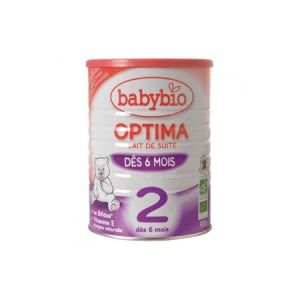 Babybio - Lait 2ème âge Optima à partir de 6 mois Bio -  900g