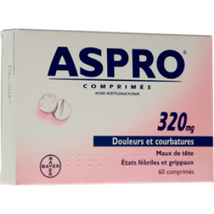 ASPRO 320 MG COMPRIME B/60