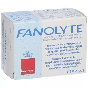 Fanolyte Sel Pour Solution De Rehydratation Orale 4,5 G 10