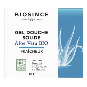 Bio Since 1975 Gel douche solide fraîcheur Aloe Vera BIO - 55 g