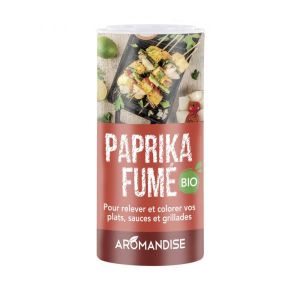 Aromandise Paprika fumé BIO - boite 60 g