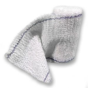 MARQUE CONSEIL BANDE DE CREPE Bande de crêpe 100 % coton, extensible, 4 m x 7 cm, unité