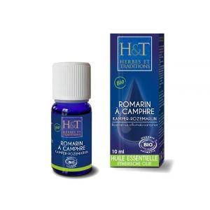 Herbes & Traditions HE Romarin camphré (Rosmarinus camphre) BIO - Flacon 10 ml