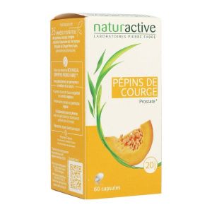 NATURACTIVE CAPSULE PEPINS DE COURGE Capsule, complément alimentaire à base de plante, bt 30