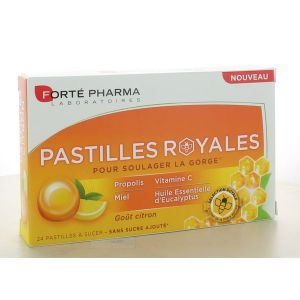 Forté Pharma Pastilles Royales Goût Citron 24 Pastilles à Sucer