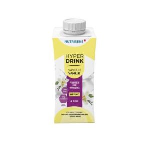 NUTRISENS HYPERDRINK FIBRES HP HC 2 KCAL Denrée alimentaire destinée à des fins médicales spéciales, vanille, 200 ml x 4