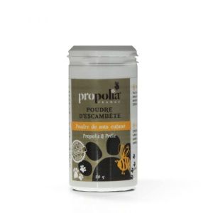 Propolia Poudre de soin cutané Propolis & Prêle - Poudrier 30 g