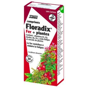 Salus Floradix fer + plantes - 84 comprimés