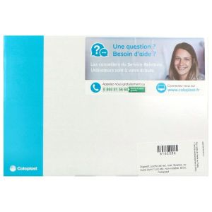 SENSURA MIO VISIO POCHE FERMEE MIDI Poche fermée système 1 pièce, à découper, textile neutre opaque, gris, diamètre 30 mm à 45 mm (ref. 108739), bt 30