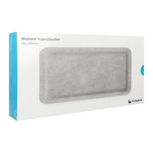BIATAIN SUPERABSORBER Pansement hydrocellulaire superabsorbant, stérile, 10 cm x 20 cm, bt 10
