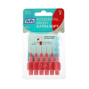 Tepe Brossettes Interdentaires Extra Souple Blister 0.5 Rouge 6