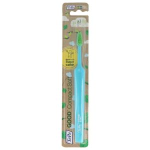 TEP GOOD COMPACT Brosse à dent souple, en plastique biosourcé, unité