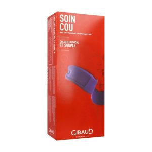 GIBORTHO COLLIER CERVICAL C1 SOUPLE Collier cervical souple C1 en mousse, hauteur 8,5 cm, bleu marine, taille 1 (ref. 6631), unité