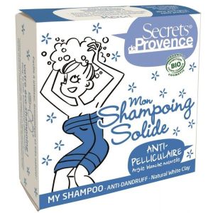 Secrets de provence Shampoing solide à l'argile blanche sans sulfate BIO...
