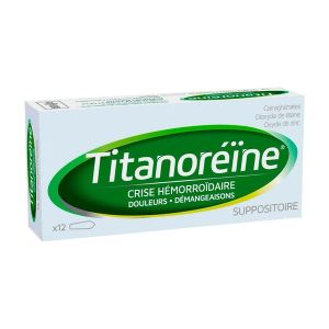 TITANOREINE Suppositoire, boîte 12