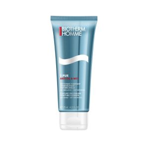 Biotherm Homme T-Pur Nettoyant Effet Pierre Ponce Gel Tube 125 Ml 1