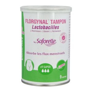 Florgynal Tampon Avec Applicateur Compact Super Boite 9