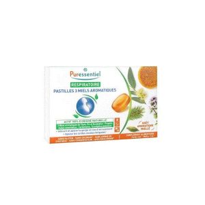 Puressentiel Respiratoire Pastilles 3 Miels Aromatiques 18 Pastilles