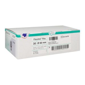 FLEXIMA KEY ROLL'UP Poche vidable, système 2 pièces à couplage adhésif, clamp souple, opaque, diamètre 60 mm (ref. 621261FR), bt 30