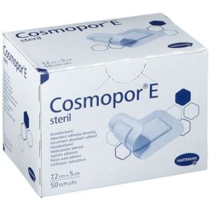 Cosmopor E Pansements Adhesifs Steriles 7,2*5 Cm 50