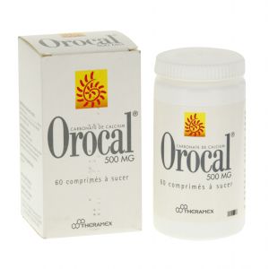 Orocal 500 Mg (Carbonate De Calcium) Comprimes B/60