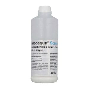 Micropaque Scanner (Sulfate De Baryum) Suspension Buvable A Diluer 150 Ml En Flacon De 500 Ml